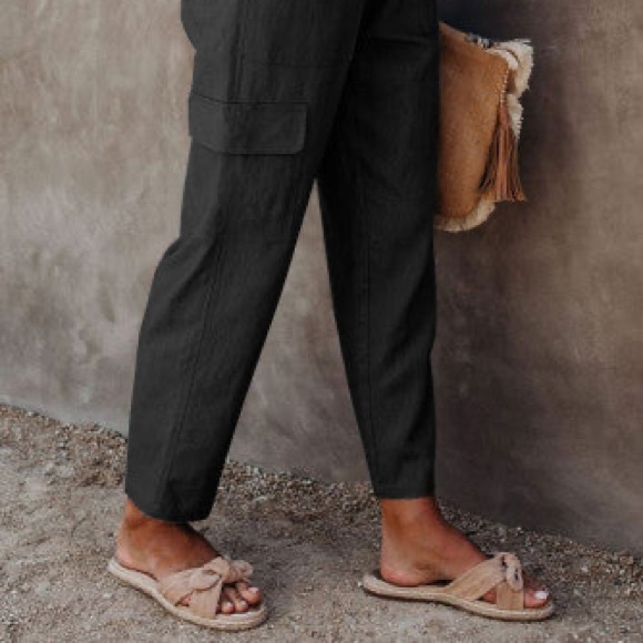 Black Cargo Pant - Picture 6 of 7